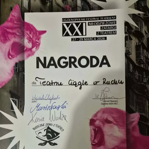 Teatr Ciągle w Ruchu nagrodzony!