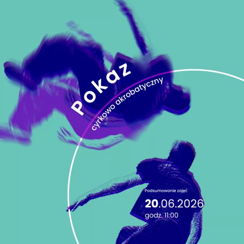 Pokaz podsumowujący zajęcia akrobatyczne i cyrkowe